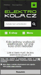 Mobile Screenshot of elektrokola.cz